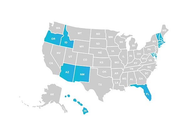 C.A.R.E.S. Standards vs. State Standards map