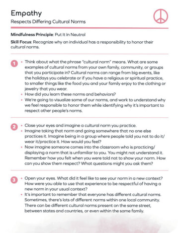 Empathy page from the book