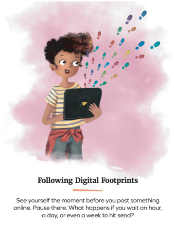 Following digital footprints