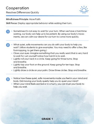 Cooperation page from the book