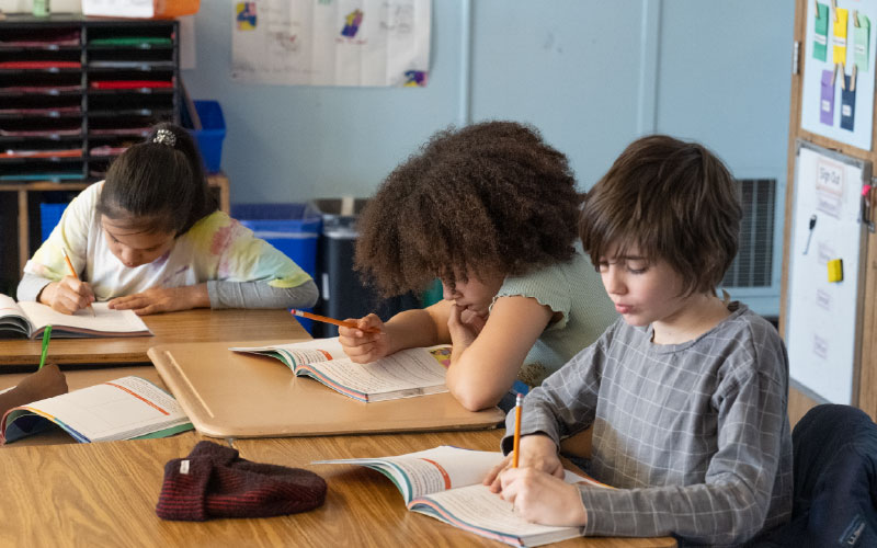 Interactive Learning Promotes Cooperation